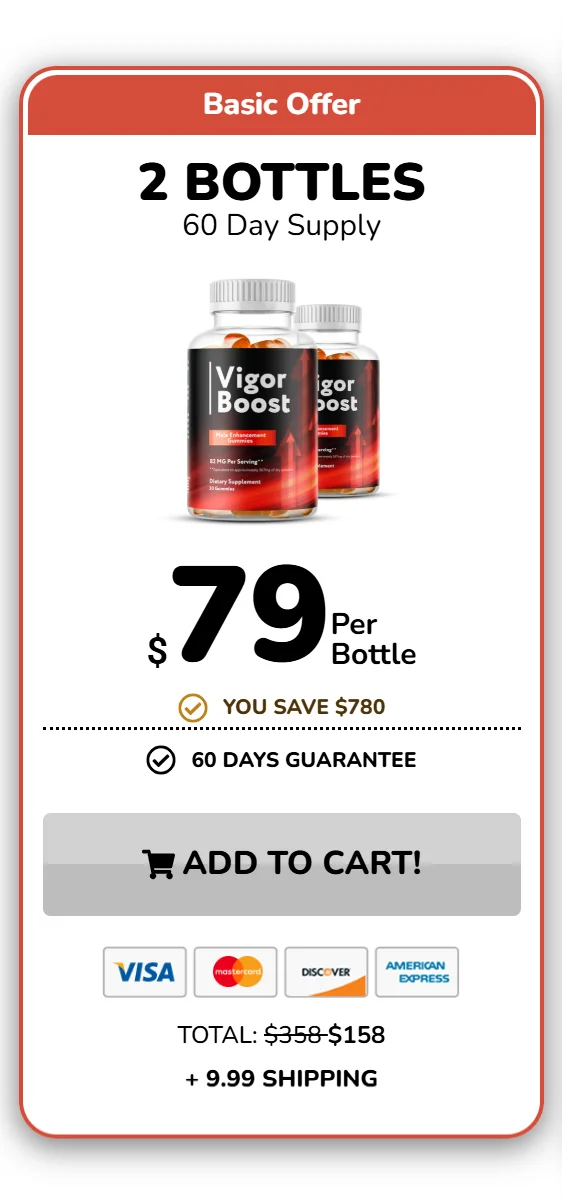 Vigor Boost™ 2 bottles pricing